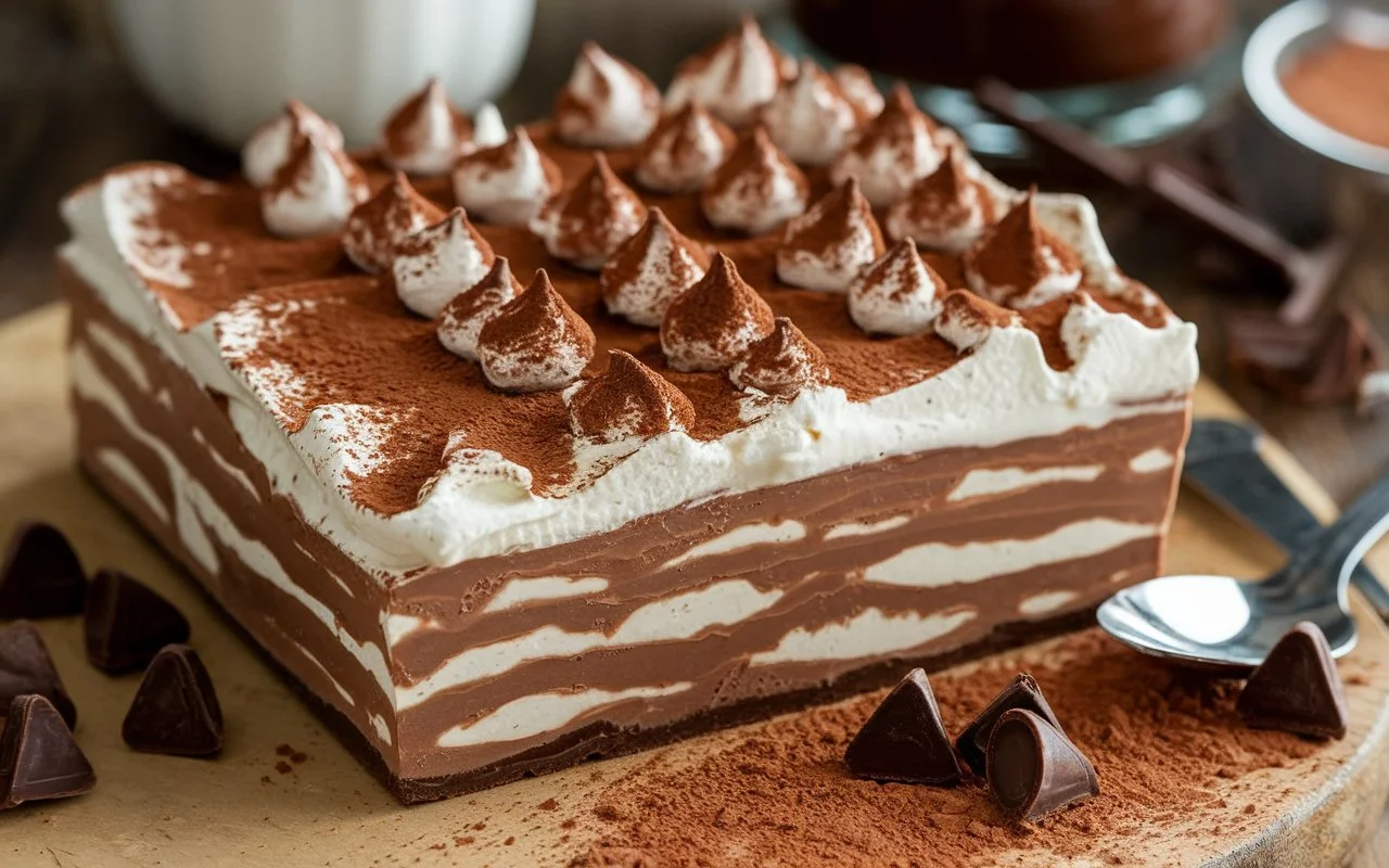 chocolate lasagna