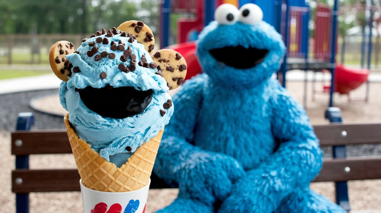 Cookie Monster Ice Cream