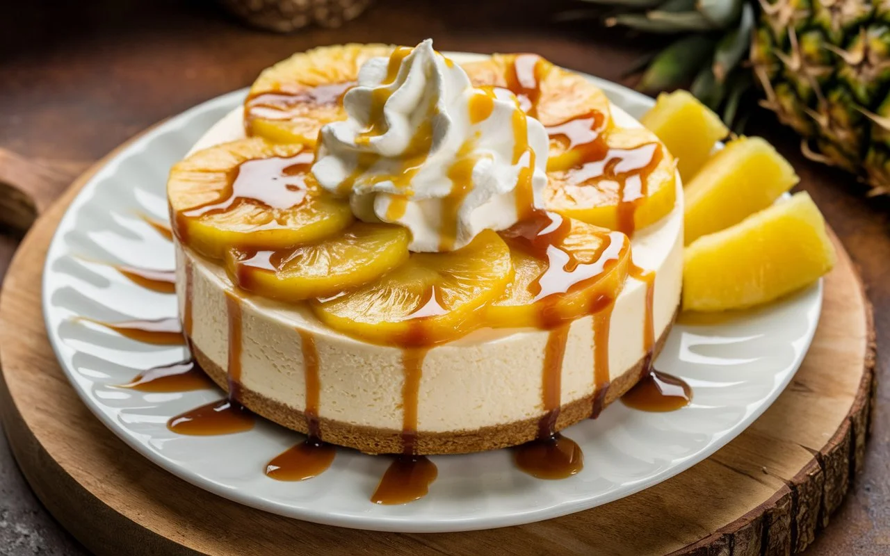 pineapple cheesecake dessert