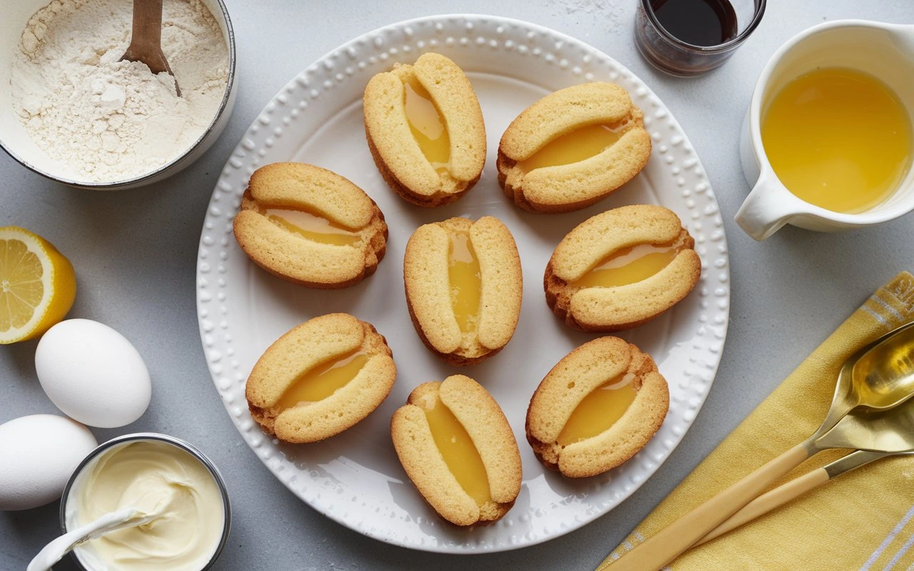 Madeleine cookies recipe using cream