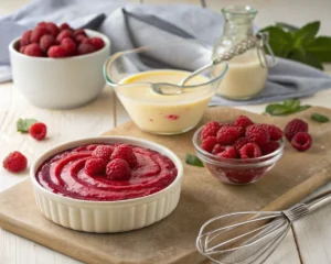 raspberry swirl custard base recipe