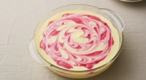 raspberry swirl custard base