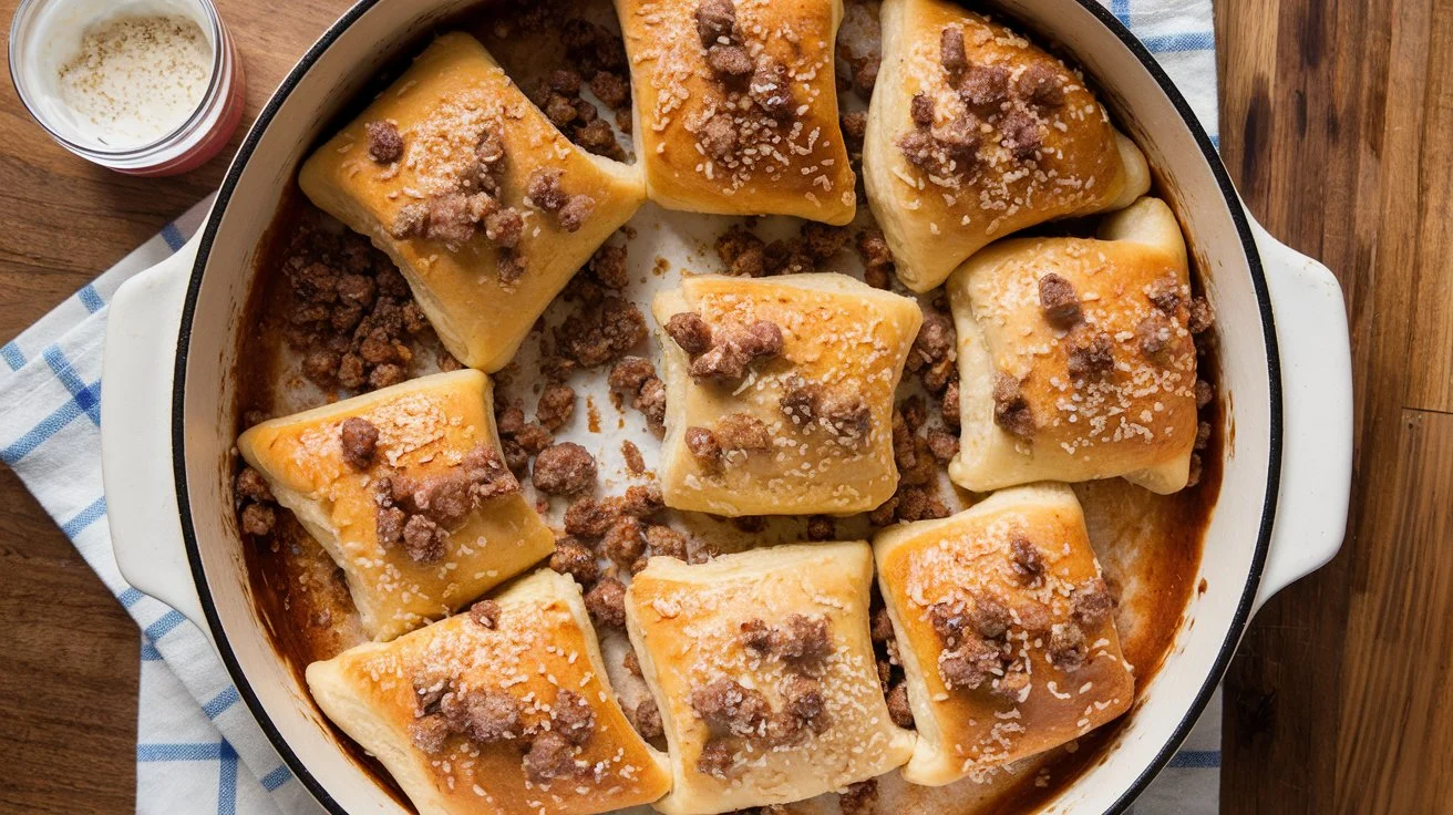 Sausage Cream Cheese Crescent Rolls